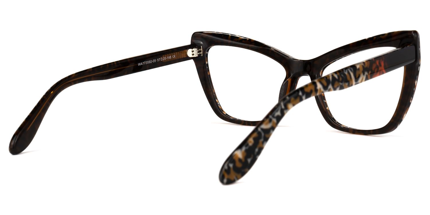 Gonzalez - Cat Eye Black/Tortoise Eyeglasses | Vooglam Side View