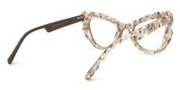 Cat Eye Coffee Eyeglasses | Vooglam.com Side View