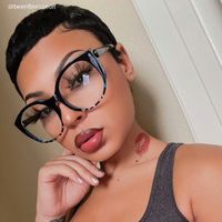 Tiesha - Round Blue Eyeglasses - 5