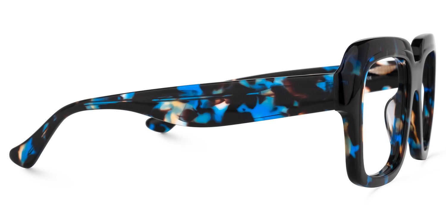 Square Floral Eyeglasses | Vooglam.com 4
