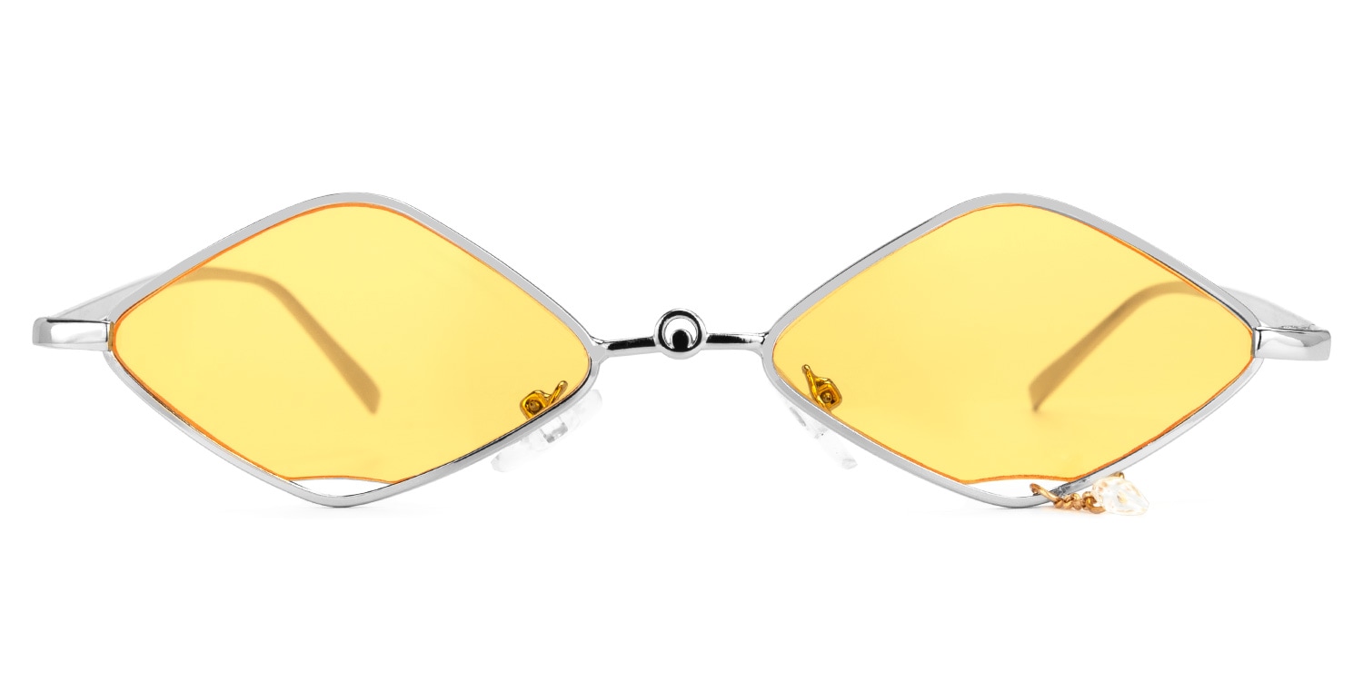 

Greco - Geometric Yellow Sunglasses