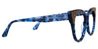 Cat Eye Blue Eyeglasses | Vooglam.com 