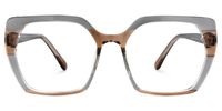 Miranda - Square Grey Eyeglasses - 1