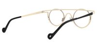 Arrabella - Round Beige Eyeglasses | Vooglam Side View