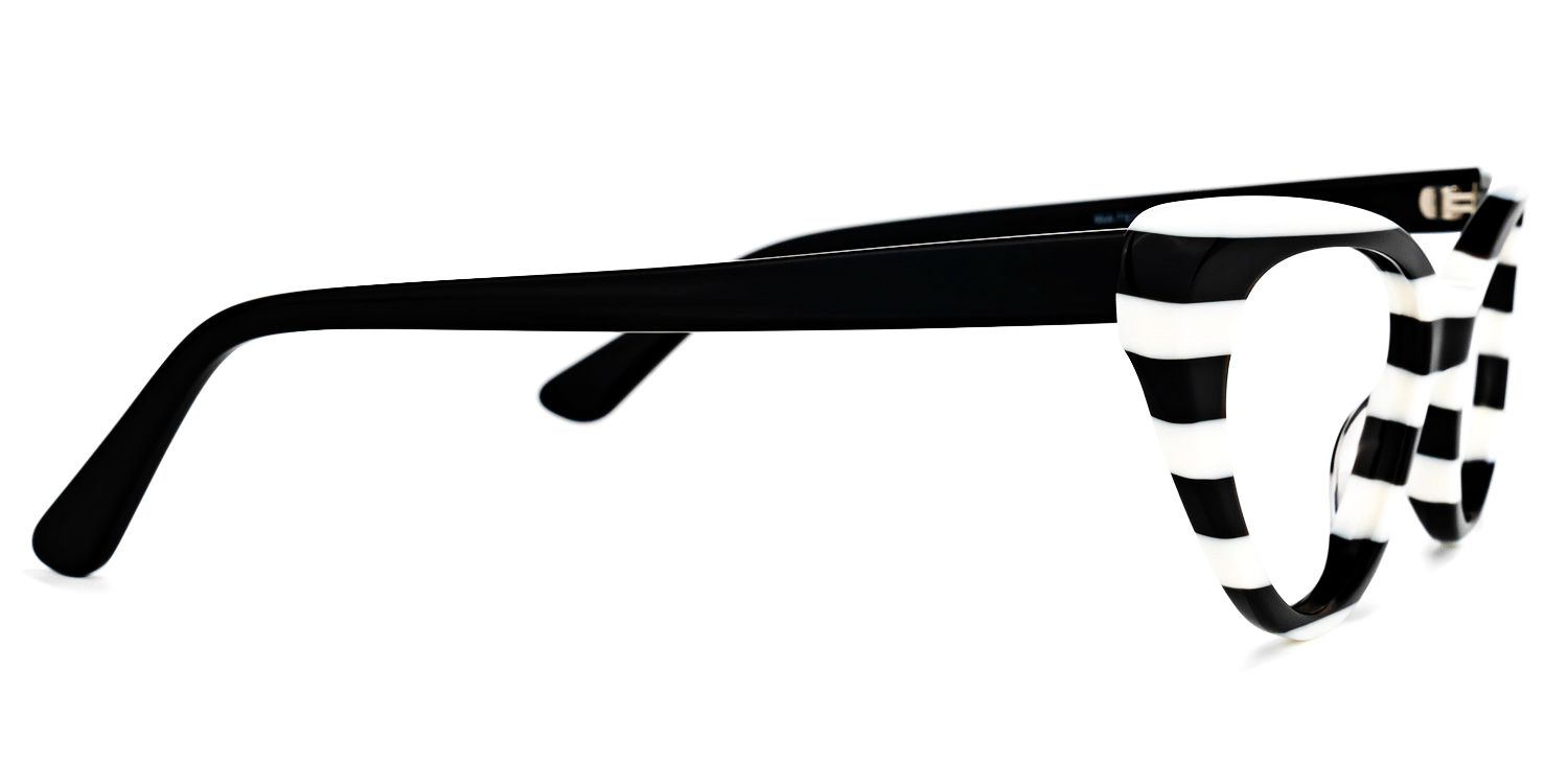Castillo - Cat Eye Black Eyeglasses | Vooglam 4