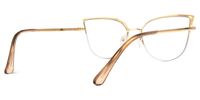 Guerrero - Browline Tortoise Eyeglasses | Vooglam Side View