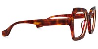 Judkins - Geometric Red/Tortoise Eyeglasses - 4