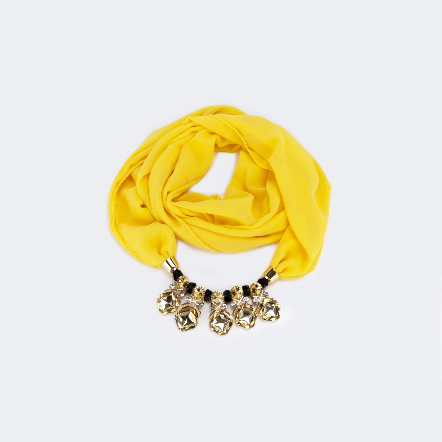 Versatile Unique Pendant Scarf | Vooglam.com Front View