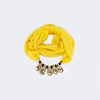 Versatile Unique Pendant Scarf | Vooglam.com Front View