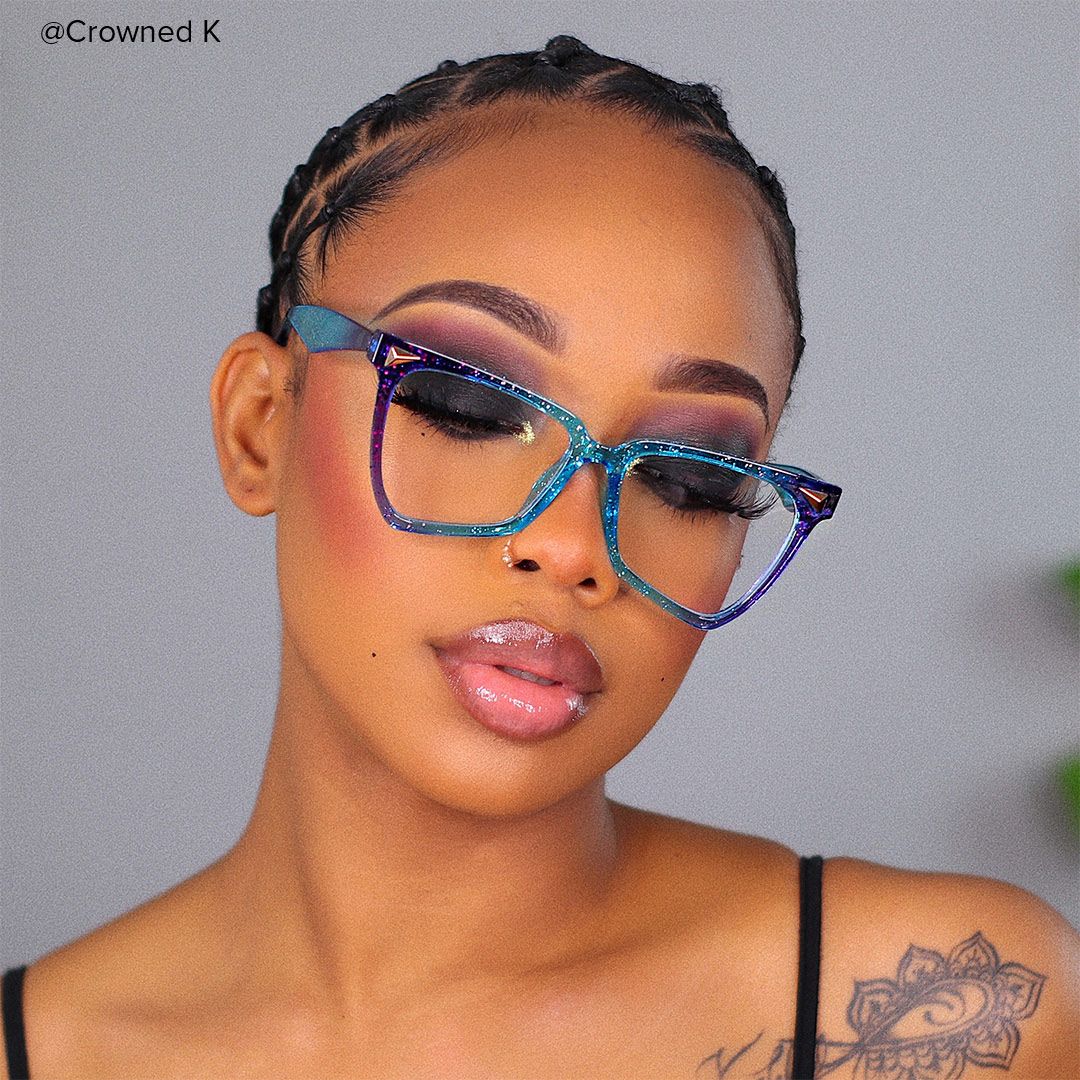 Geometric shapes frame glasses