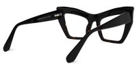 Bobbie - Rectangle Tortoise Eyeglasses | Vooglam Side View