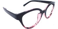 Audrey Hepburn Pink Tortoise Vintage Cat Eyeglasses - 6