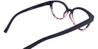 Audrey Hepburn Pink Tortoise Vintage Cat Eyeglasses - 5