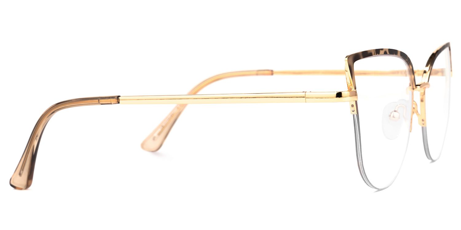 Guerrero - Browline Tortoise Eyeglasses | Vooglam 4