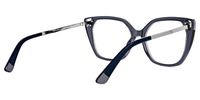 Cat Eye Grey Eyeglasses | Vooglam.com Side View