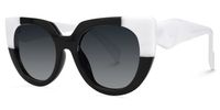 Rectangle White Eyeglasses | Vooglam.com Front View