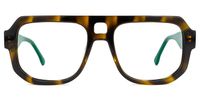 Aviator Tortoise Eyeglasses | Vooglam.com Angle View