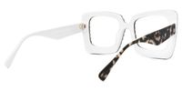 Square Pattern Eyeglasses | Vooglam.com Side View