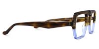 Singh - Geometric Tortoise Eyeglasses | Vooglam 