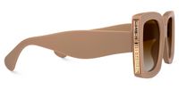 Rectangle Brown Sunglasses | Vooglam.com 