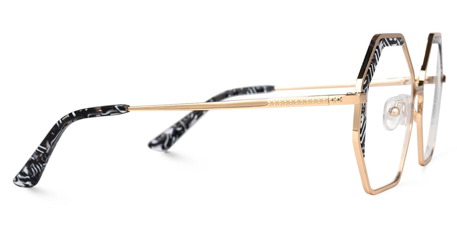 Scotto - Geometric Pattern Eyeglasses | Vooglam 4