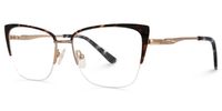 Rectangle Tortoise Eyeglasses | Vooglam.com Front View
