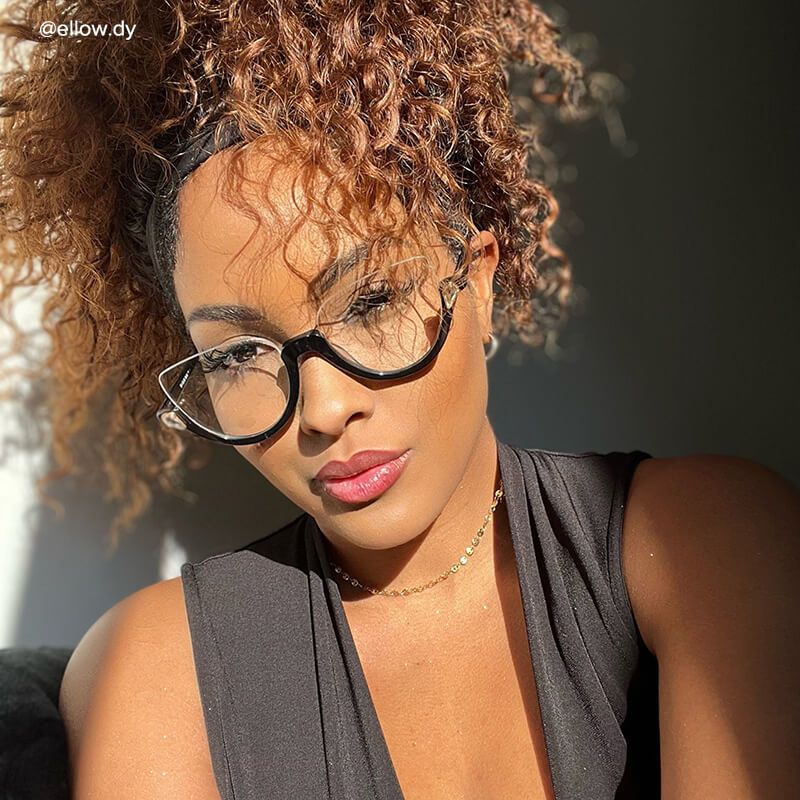 celebrity with sylvia semi rimless frame
