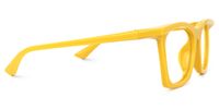 Rectangle Yellow Eyeglasses | Vooglam.com 