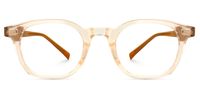 Rectangle Yellow Eyeglasses | Vooglam.com Angle View