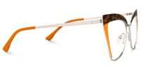Boone - Cat Eye Orange Eyeglasses | Vooglam 