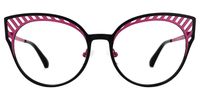 Botello - Cat Eye Black Eyeglasses | Vooglam Angle View