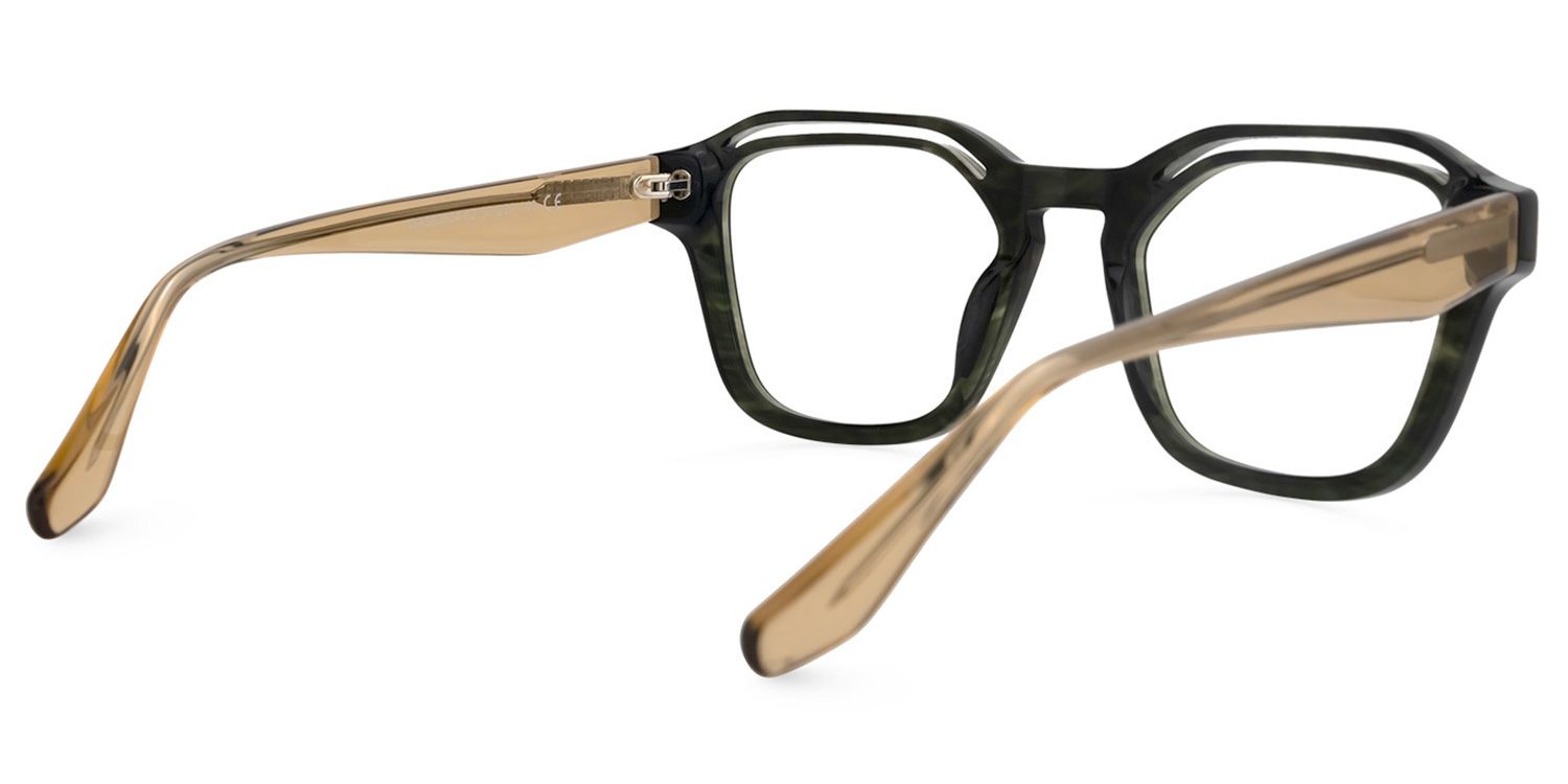 Bastian - Square Grey Eyeglasses product detail 3