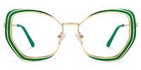 Golacka - Butterfly Green Eyeglasses | Vooglam Angle View