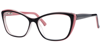 Brisk Cat Eye Pink Eyeglasses Front View