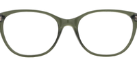 Glossy Dark Green Cat Eye Glasses 