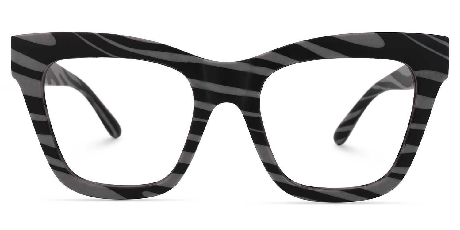 Rectangle Pattern Eyeglasses | Vooglam.com Angle View