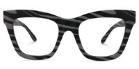 Rectangle Pattern Eyeglasses | Vooglam.com Angle View