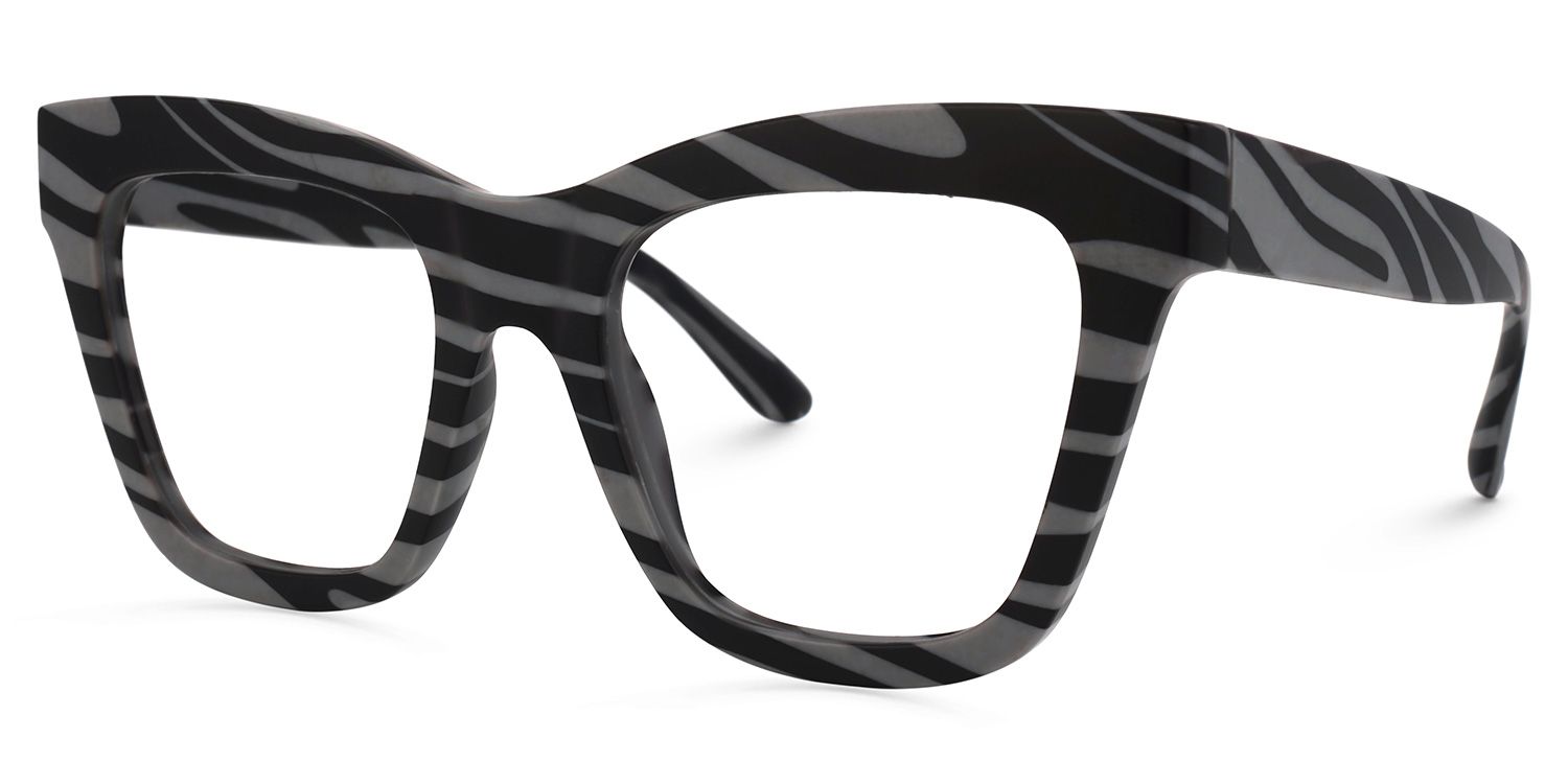 Rectangle Pattern Eyeglasses | Vooglam.com Front View