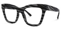 Rectangle Pattern Eyeglasses | Vooglam.com Front View