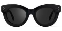 Cat Eye Black Sunglasses | Vooglam.com Angle View