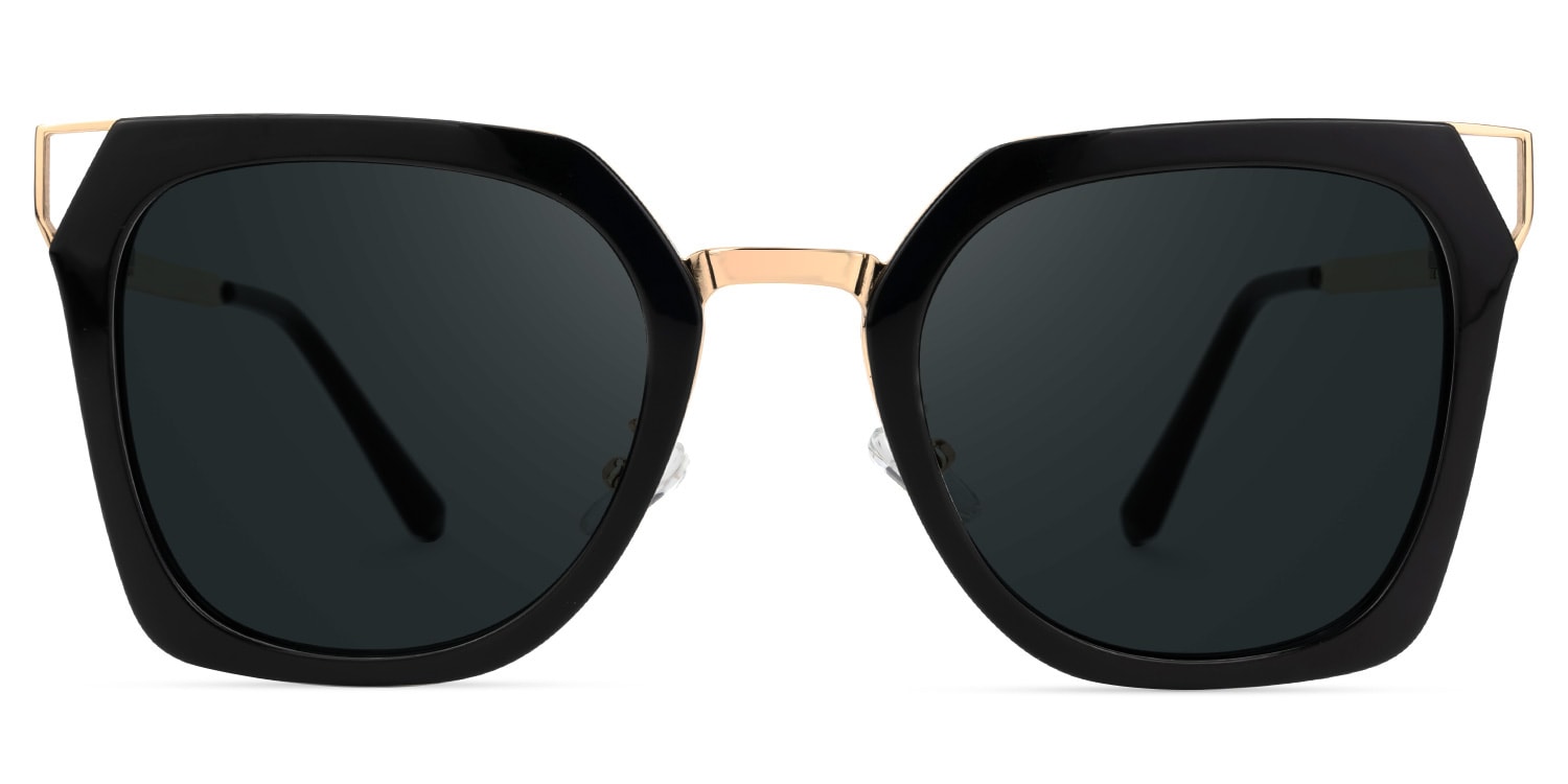 

Fekete - Square Black Sunglasses