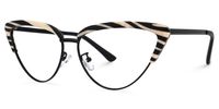 Esposito - Cat Eye Pattern Eyeglasses | Vooglam Front View