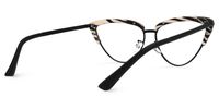 Esposito - Cat Eye Pattern Eyeglasses | Vooglam Side View