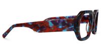 Rectangle Floral Eyeglasses | Vooglam.com 