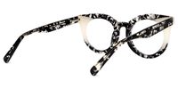 Round Pattern Eyeglasses | Vooglam.com Side View