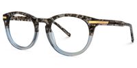 Round Tortoise Eyeglasses | Vooglam.com Front View