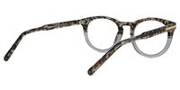 Round Tortoise Eyeglasses | Vooglam.com Side View
