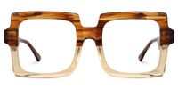 Arroyo - Square Two-tone Eyeglasses | Vooglam Angle View