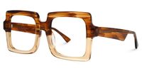 Arroyo - Square Two-tone Eyeglasses | Vooglam Front View