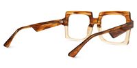 Arroyo - Square Two-tone Eyeglasses | Vooglam Side View